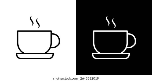 Icono de café. Icono de Vector Diseño gráfico. Iconos de Ui Ux