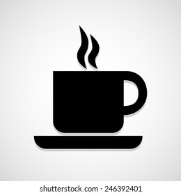 Coffee icon great for any use. Vector EPS10.