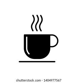 Coffee Icon. Hot Drink Illustration As A Simple Vector Sign & Trendy Symbol for Design and Websites, Presentation or Mobile Application.