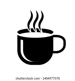 Coffee Icon. Hot Drink Illustration As A Simple Vector Sign  Trendy Symbol for Design and Websites, Presentation or Mobile Application.