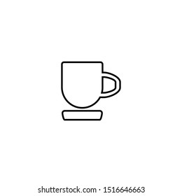 Coffee icon. Hot drink symbol