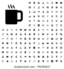 Coffee icon illustration isolated vector sign symbol. editable company icons vector set.