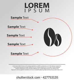 coffee icon. coffee infographics template