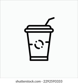 coffee icon, isolated icon in light background, perfect for website, blog, logo, graphic design, social media, UI, mobile app