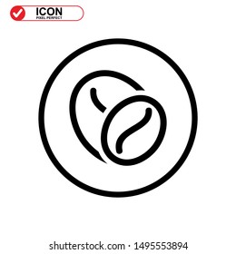 coffee icon isolated sign symbol vector illustration - high quality black style vector icons
