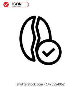 coffee icon isolated sign symbol vector illustration - high quality black style vector icons
