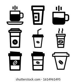 coffee icon isolated sign symbol vector illustration - Collection of high quality black style vector icons
