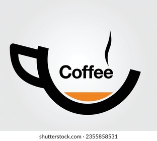 Coffee Icon Logo Design Template Modern 