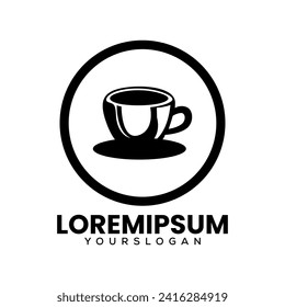 coffee icon logo design vector