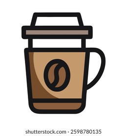 coffee icon logo emoji design