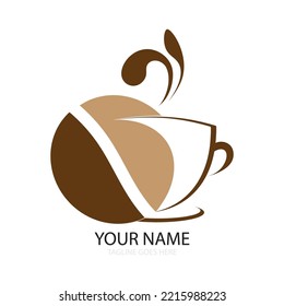 Coffee icon logo free image vector