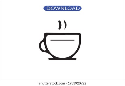 coffee icon or logo high resolution