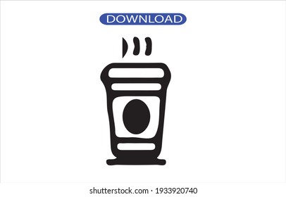 icono de café o logotipo de alta resolución