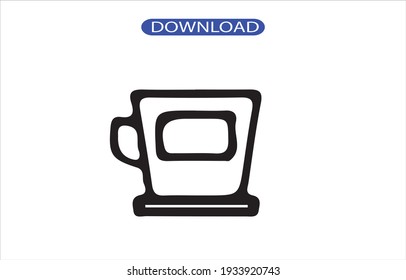 coffee icon or logo high resolution