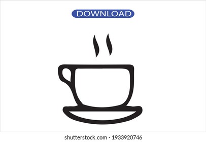coffee icon or logo high resolution