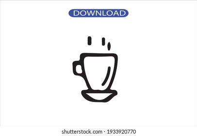 icono de café o logotipo de alta resolución