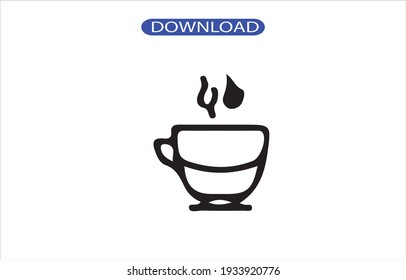 coffee icon or logo high resolution