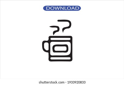icono de café o logotipo de alta resolución