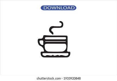 coffee icon or logo high resolution