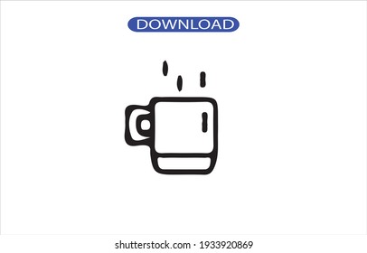 Kaffeesymbol oder Logo in hoher Auflösung