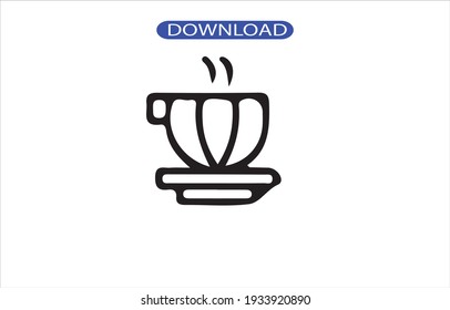 coffee icon or logo high resolution