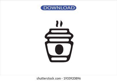coffee icon or logo high resolution
