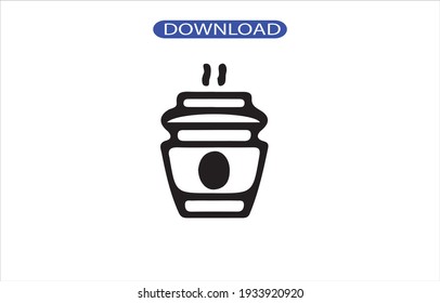 coffee icon or logo high resolution