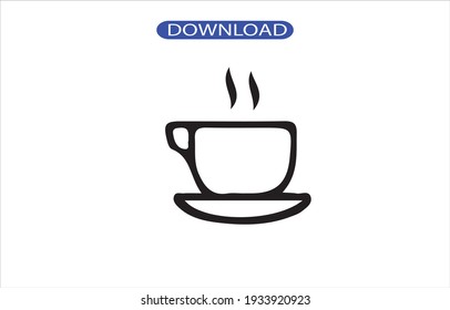 coffee icon or logo high resolution