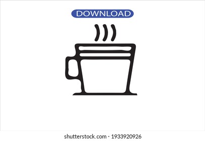 icono de café o logotipo de alta resolución