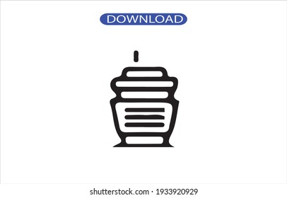 icono de café o logotipo de alta resolución
