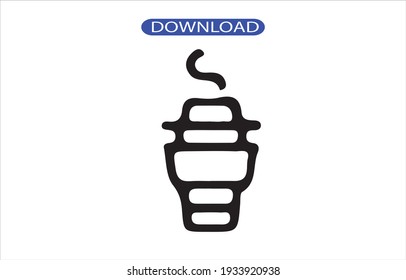 Kaffeesymbol oder Logo in hoher Auflösung