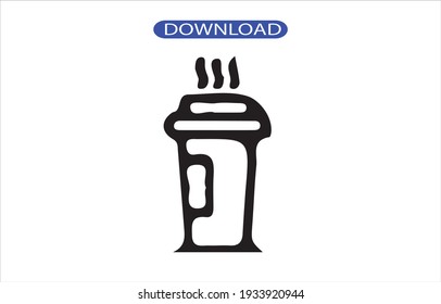 coffee icon or logo high resolution