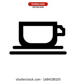 coffee icon or logo isolated sign symbol vector illustration - high quality black style vector icons
