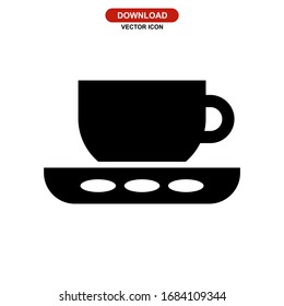 coffee icon or logo isolated sign symbol vector illustration - high quality black style vector icons
