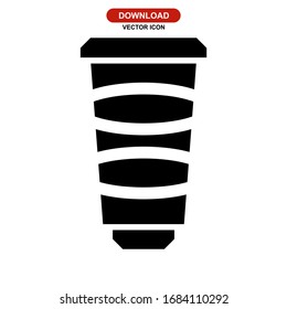 coffee icon or logo isolated sign symbol vector illustration - high quality black style vector icons
