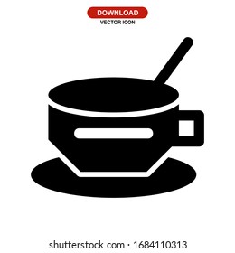 coffee icon or logo isolated sign symbol vector illustration - high quality black style vector icons

