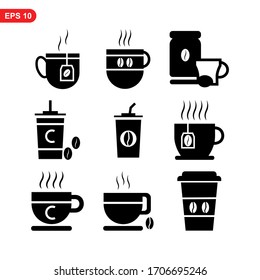 coffee icon or logo isolated sign symbol vector illustration - Collection of high quality black style vector icons
