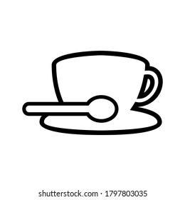 coffee icon or logo isolated sign symbol vector illustration - high quality black style vector icons
