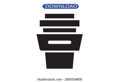 coffee icon or logo isolated sign symbol vector illustration - high quality black style vector icons.