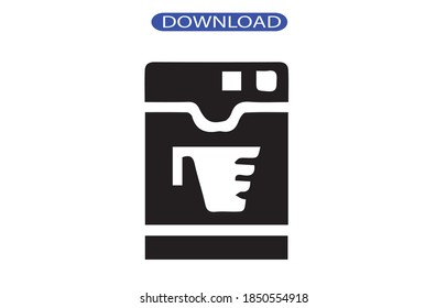 coffee icon or logo isolated sign symbol vector illustration - high quality black style vector icons.