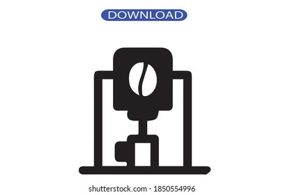 coffee icon or logo isolated sign symbol vector illustration - high quality black style vector icons.