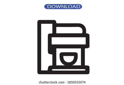 coffee icon or logo isolated sign symbol vector illustration - high quality black style vector icons.