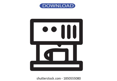 coffee icon or logo isolated sign symbol vector illustration - high quality black style vector icons.