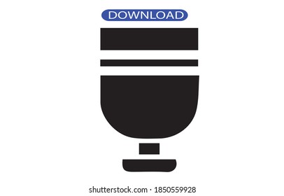 coffee icon or logo isolated sign symbol vector illustration - high