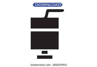 coffee icon or logo isolated sign symbol vector illustration - high