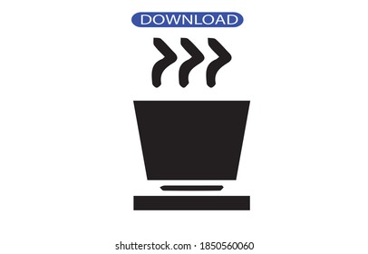 coffee icon or logo isolated sign symbol vector illustration - high