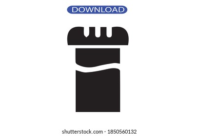 Icono de café o logotipo símbolo de signo aislado ilustración vectorial - alto