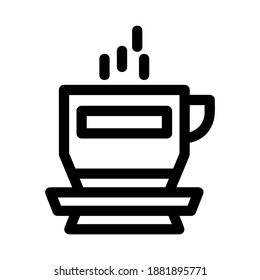 coffee icon or logo isolated sign symbol vector illustration - high quality black style vector icons
