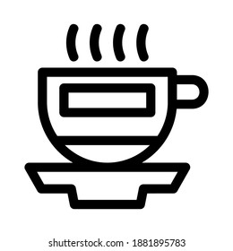 coffee icon or logo isolated sign symbol vector illustration - high quality black style vector icons
