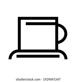 coffee icon or logo isolated sign symbol vector illustration - high quality black style vector icons
